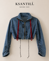 Katana’s Denim Zip up (Cropped)